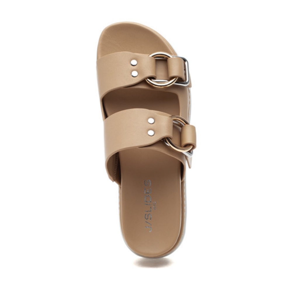 NWT J/SLIDES BAHA Sand Leather Sandal - Picture 5 of 15